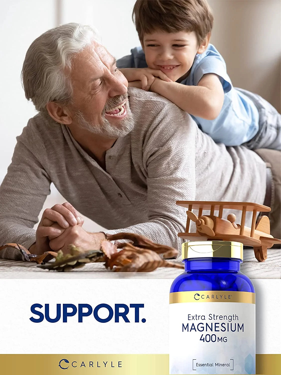 Extra Strength Magnesium | 400 Mg | 180 Softgels | by