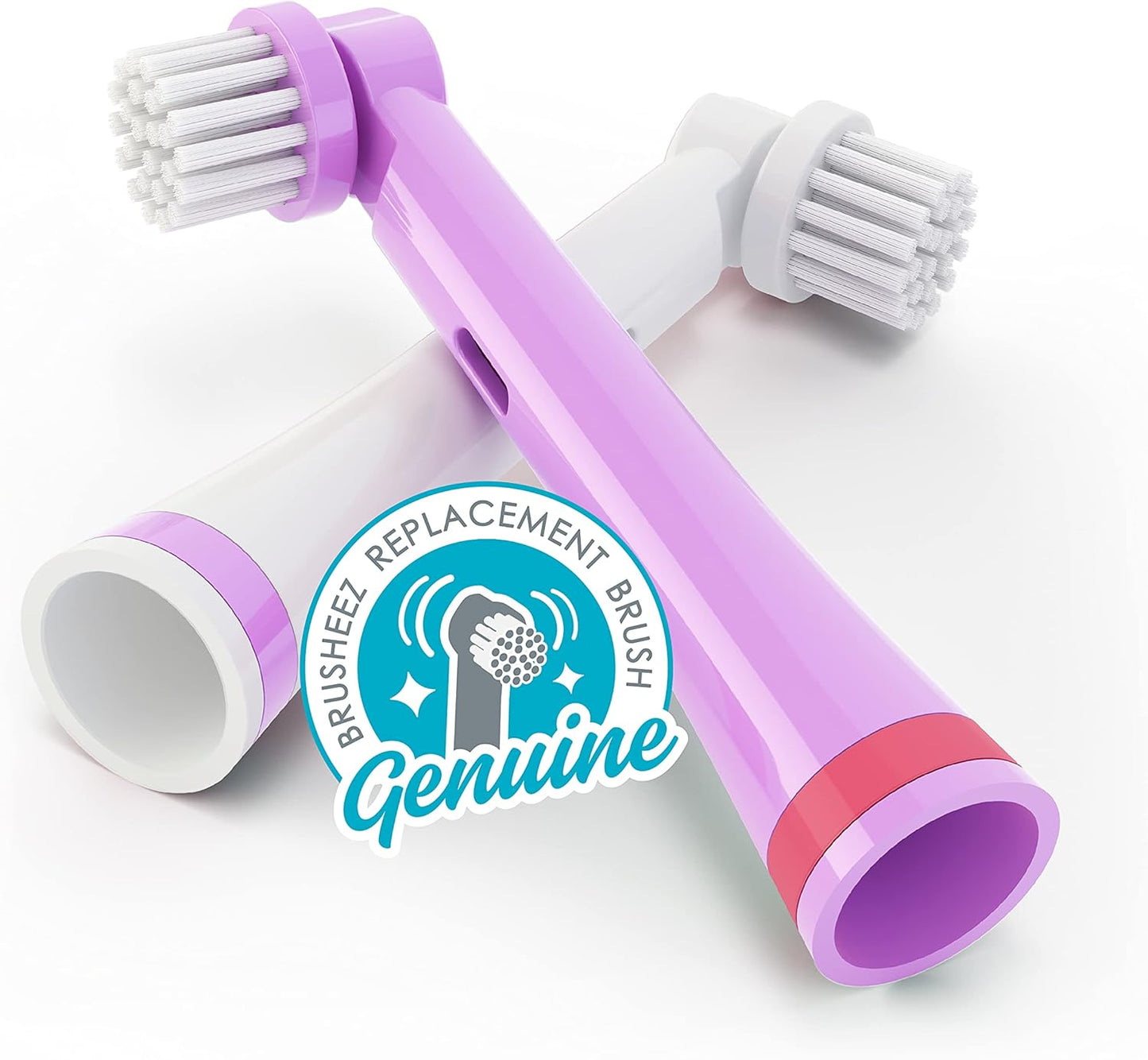 Electronic Toothbrush Replacement Brush Heads 2 Pack (Sparkle the Unicorn)