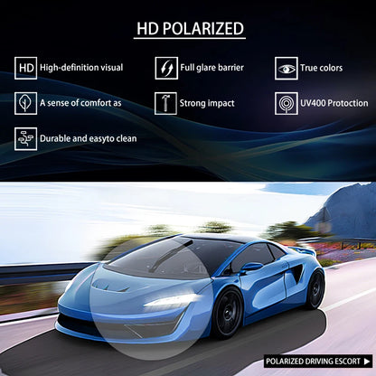 Fashion Square Vintage Polarized Sunglasses Men Women Retro Driving Fishing Sun Glasses UV400 Eyewear