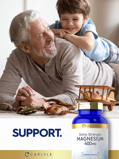 Extra Strength Magnesium | 400 Mg | 180 Softgels | by