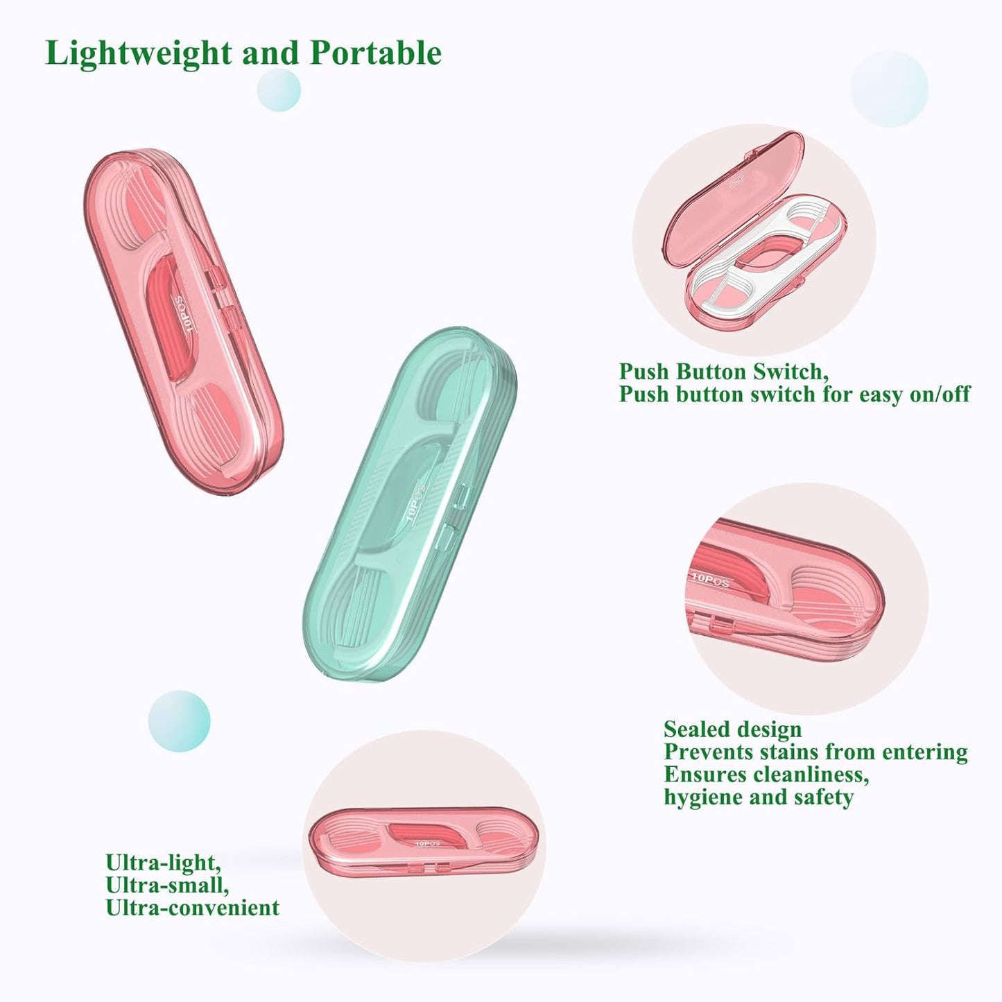 Dental Floss Picks of 320 Count Triple Clean Toothpicks Sticks,Work Smooth Perefct for Tight Teeth,Especially for Sweet Tooth,Helps Fight Dental Caries,Gum Health(3 Pack)